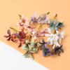 8.5cm Orchid Silk Flower Wreath Headdress Kit for Weddings