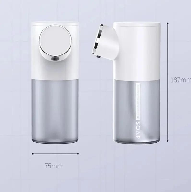 320ml Automatic Foam Soap Dispenser USB Rechargeable Liquid Soap Dispensers Digital Display Foam Hand Sanitizer Machine Washing