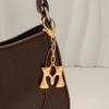 Gold Color Capital Letter Key Chains Metal English Letters Pendant Initial Letter Key Chains  DIY