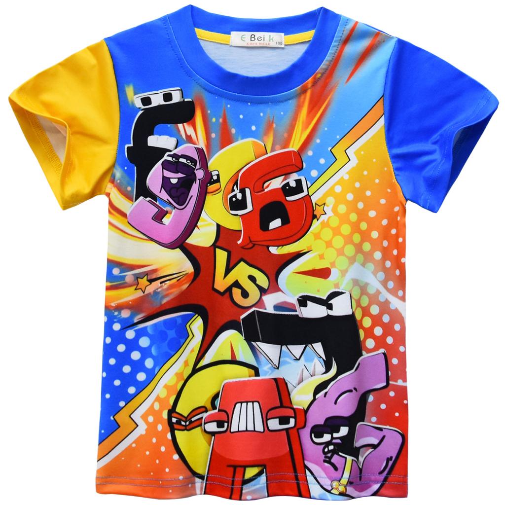 Short Sleeve, Animated Cartoon Digital Printing, Children'S Short Sleeve Loungewear Set 91121