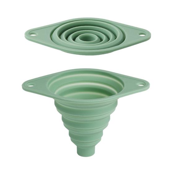 Silicone Funnel, Mini Collapsible Funnel for Kitchen Oil, Wide Mouth Liquid Funnel for Bottles, Space Saving Dry Goods Funnel Kitchen