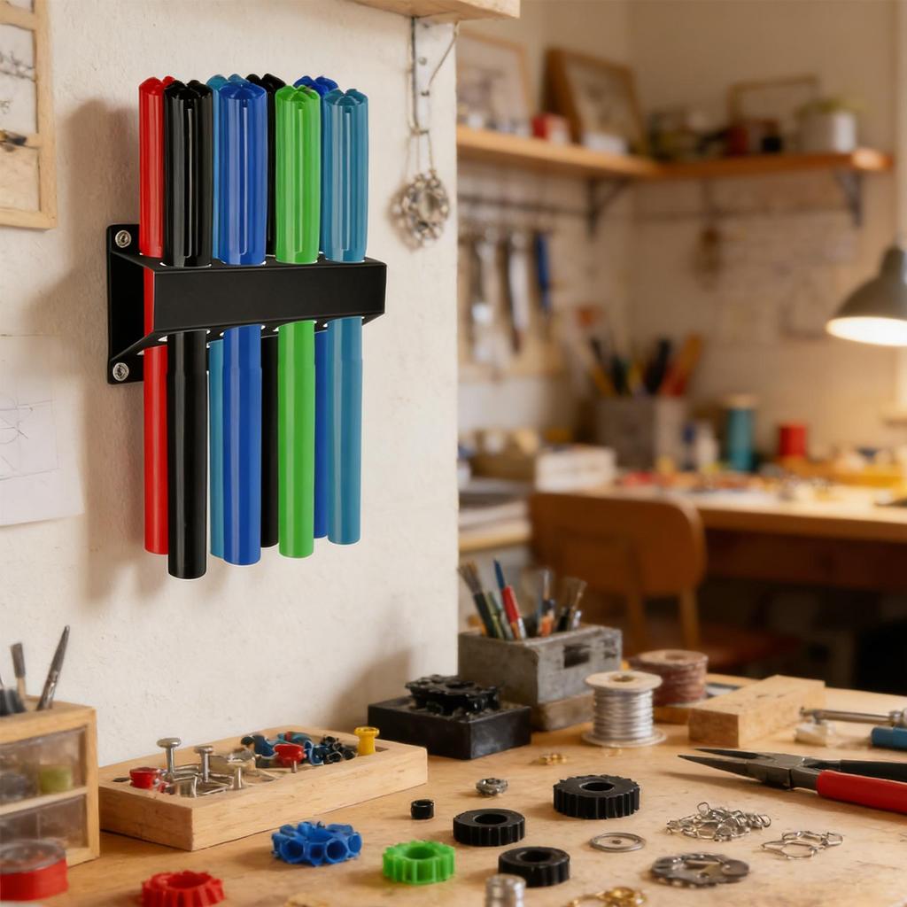 Welder Storage Rack 8 Slot Wall Mount Organizer Welding Table Accessories For Home Working Hobby Craft Handmade Repair Building
