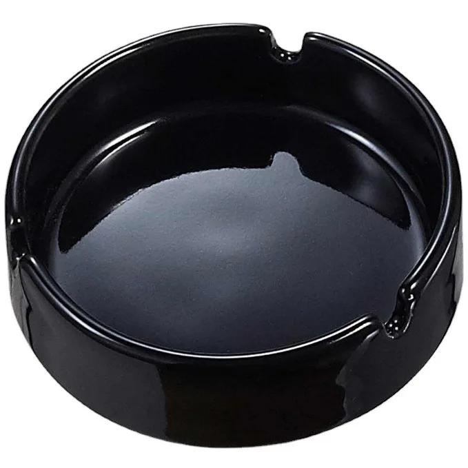 Unique Black Eight Ceramic Ashtray Perfect For Billiard Rooms Home Bars Parties Ideal Gift & Creative Birthday Presents