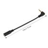 Black TRS To TRRS Converter 3.5mm Jack Audio Converter Cable Earphone Adapter Cable  Tablets