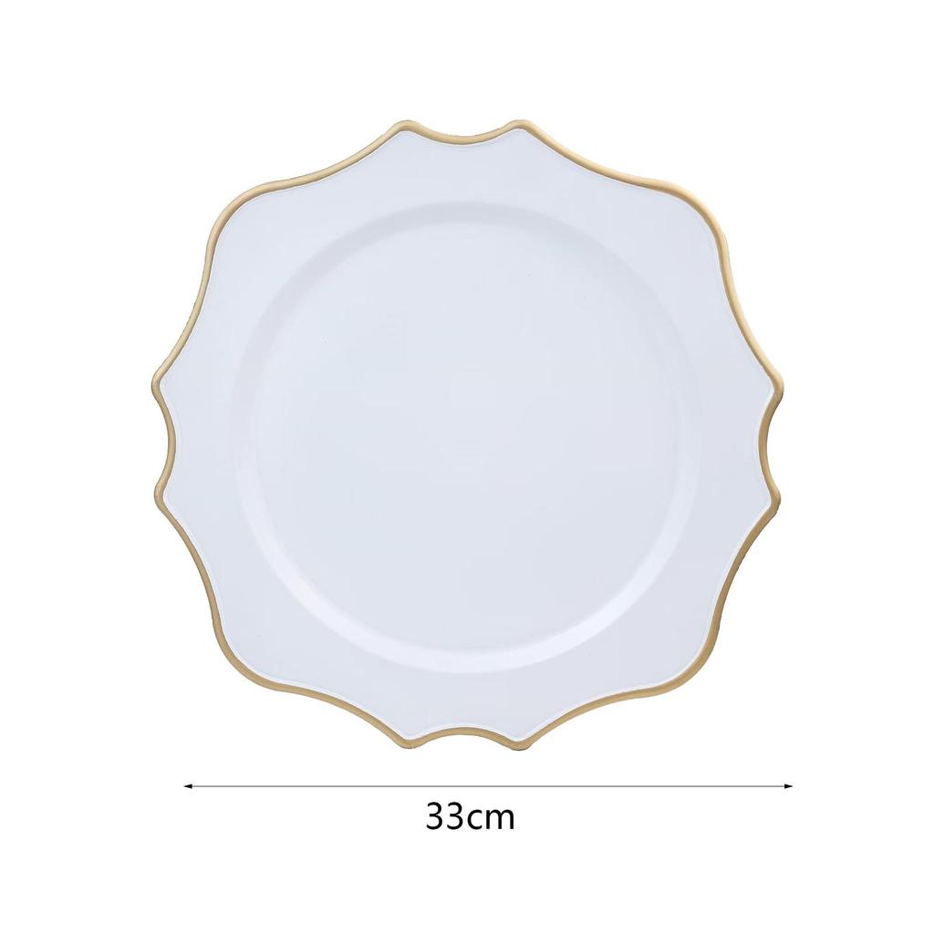 10 Count Dinner Serving Plates for Events