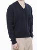 Chaenseseunoi Dense Cable V-Neck Kint - Navy /M243Tp07Ny
