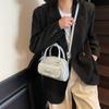 New Simple Niche Portable Bowling Bag Women's Ballet Style Commuter Versatile Shoulder Messenger Bag