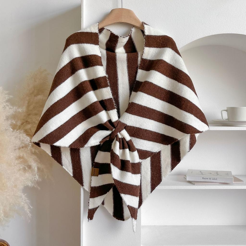 Fashion Imitation Cashmere Shawl Wraps Women Knitted Triangle Shawl Scarf Cardigan Cape Shoulder Top Sweater Shawl Scarf