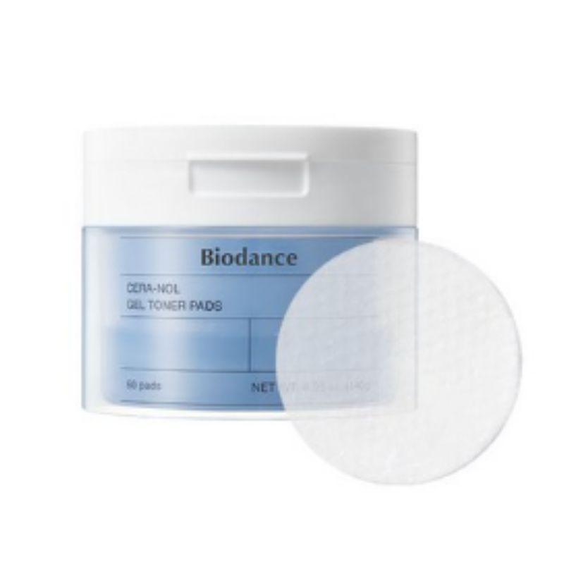 BIODANCE Ceranol Gel Toner Pads 60 Sheets 140g – Hydrating Soothing Skin Barrier Care Toner Pad K-Beauty