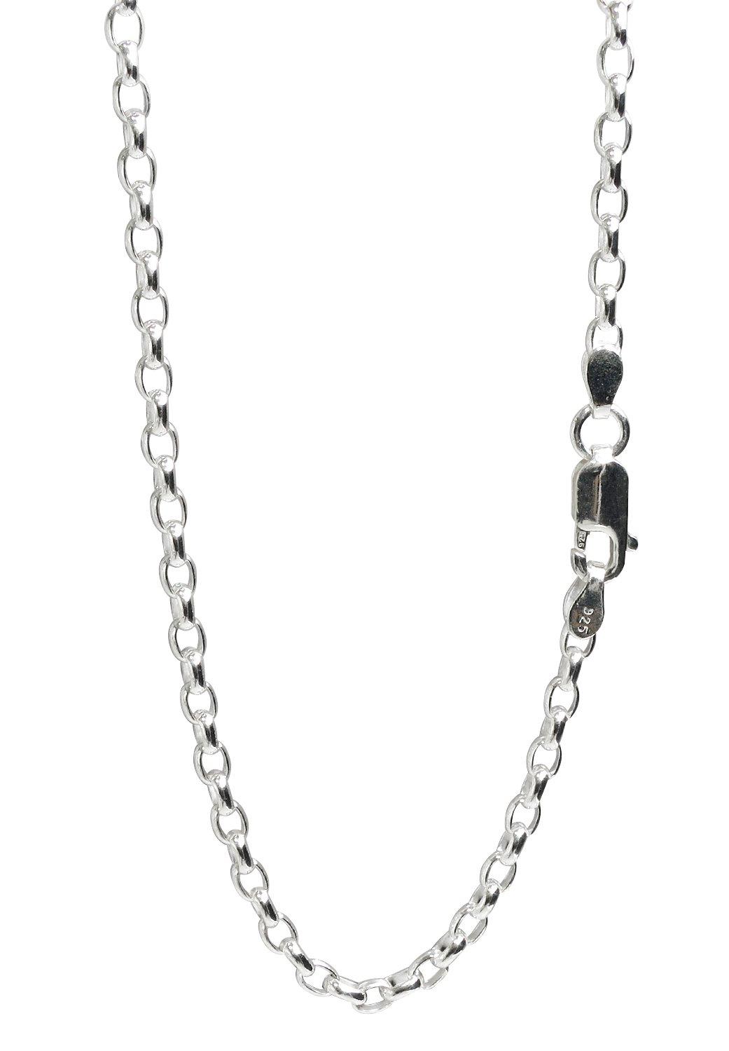 

Джин из серебра 925 пробы Овальная цепь ролло Цепь Красивая и элегантная для взрослых [Синдзюку Кура] Цепь, прибл. Ширина 2,8 мм, 40-60 см (50см) Длинный,