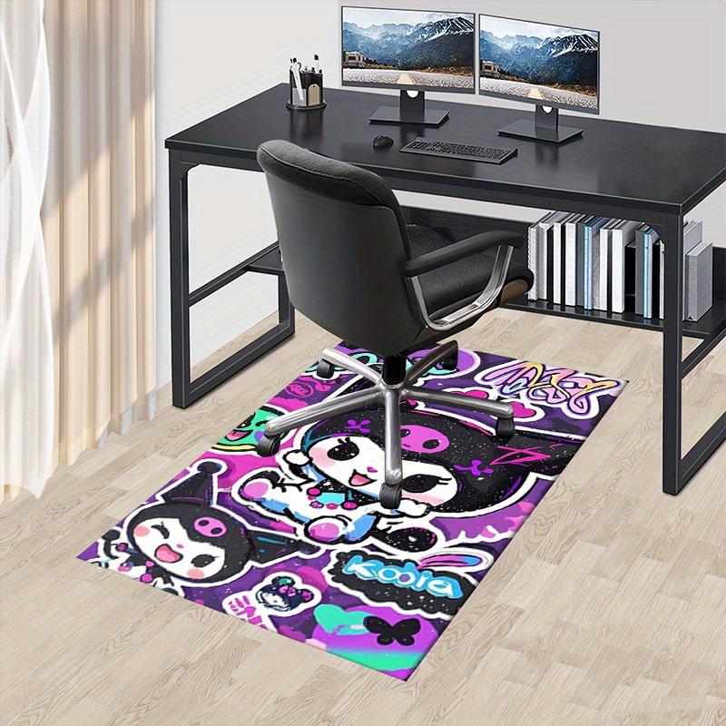 

Sanrio Kawaii, Kuromi, CartoonSoft Thick Printed Carpet, Non-Slip Entryway Mat for Bathroom, Living Room, Bedroom, Laundry Room - Machine Wa 60cm by 90cm