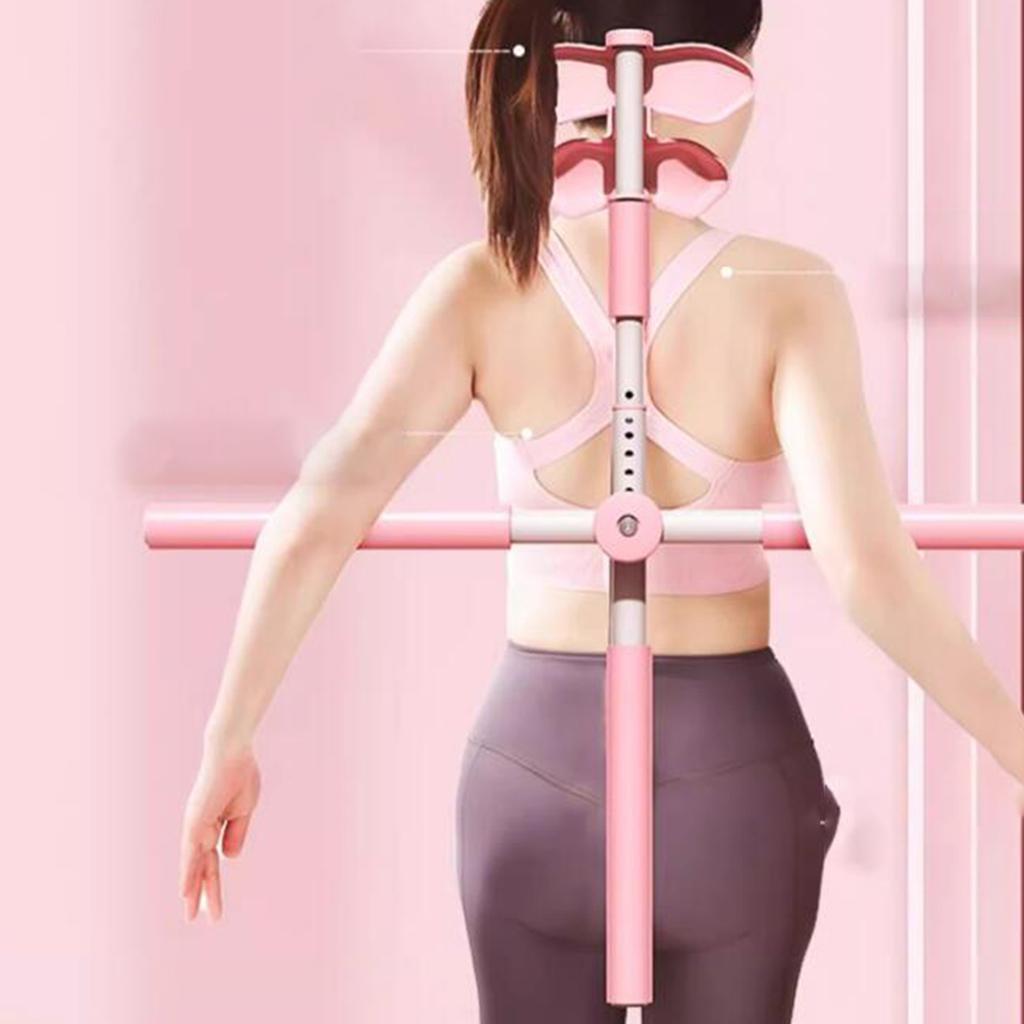 Yoga Stick Cross Open Shoulder Flexibility Enhancer Posture Corrector Hipsline Pranayama Rod Lung Opener Breathing for Adults