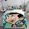 3D Mr Bean Bettwäsche Set Bettdecke Steppdecke Bettbezug Kissenbezug Zeichentrickserie Heimtextilien Schlafzimmer Dekor