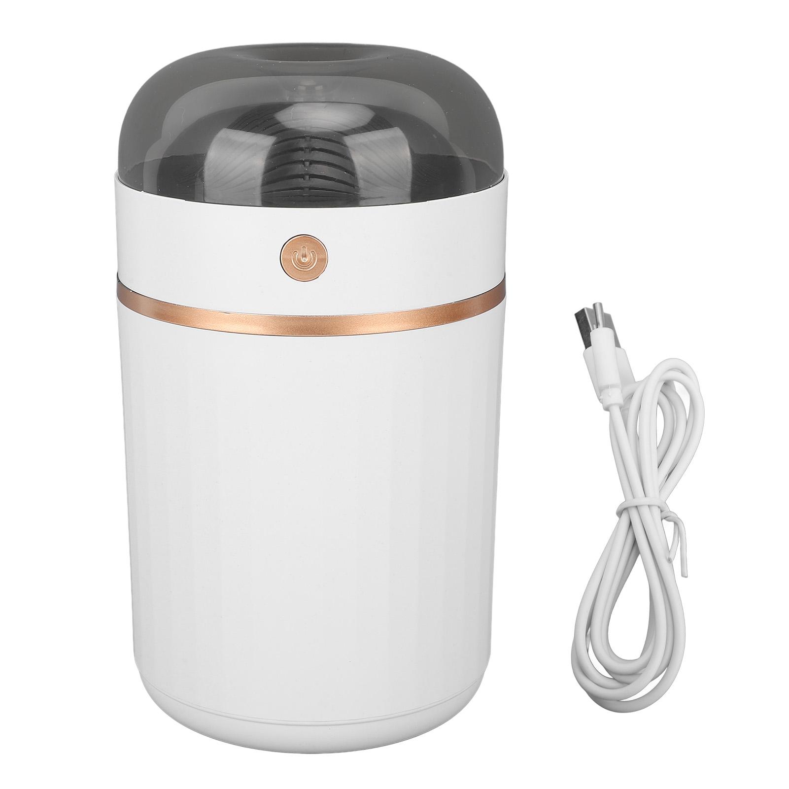 

Увлажнитель воздуха 1,5 л, настольный увлажнитель с питанием от USB, большой выход пара, портативный, легкий, H White