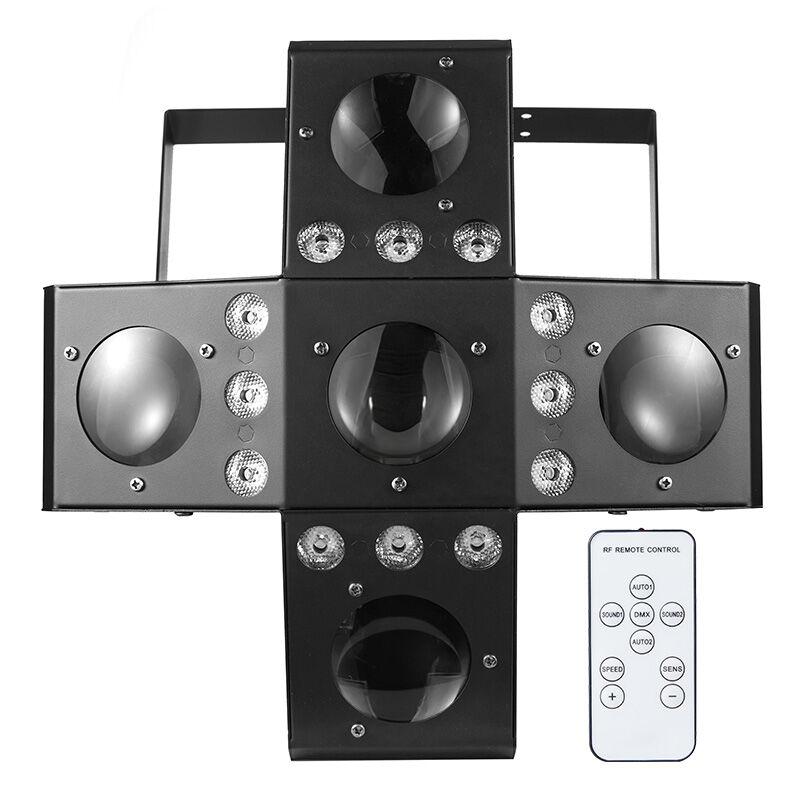 Light4Me Beamstorm LED RGB-W Lichteffekt Dynamische Beleuchtung für Party Fernbedienung