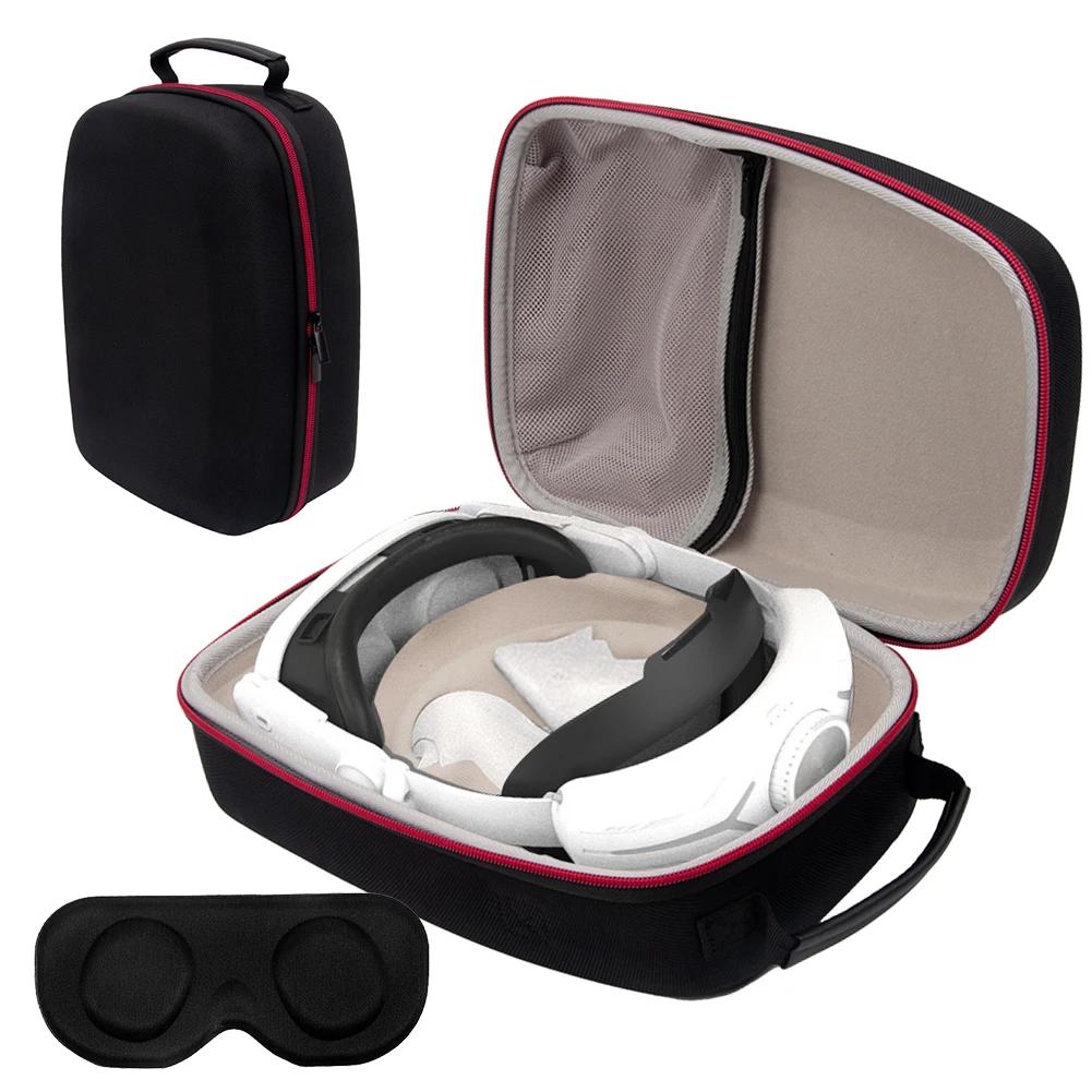 For Meta Quest 3 Accessories Silicone Protective Cover Shell Case VR Headset Head Face Cover Eye Pad VR Bag For Oculus Quest 3