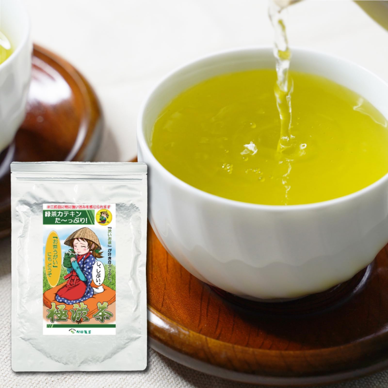 

Tea Gokushibucha 300g Full of green tea catechins For those who like bitter tea Made in Japan Large quantity Strong tea [Matsuda Official] - - - - -