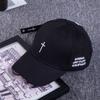 Şapcă de baseball încrucişată unisex Broderie Litere Pălării Casual Bumbac Femei Bărbaţi Şapci Snapback