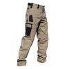 Calça de Trabalho Resistente ao Desgaste Masculina Multi-bolsos Reta Calças Cargo Outdoor Corrida Calças Táticas Primavera Outono Calças Casuais
