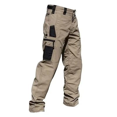 Verschleißfeste Arbeitshose Herren Mehrere Taschen Gerade Cargohose Outdoor Jogging Taktische Hose Frühling Herbst Freizeit Hose