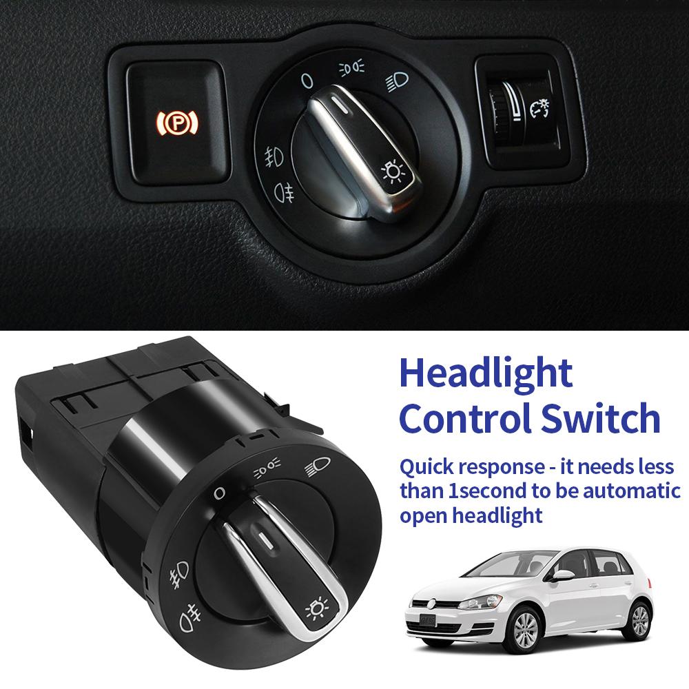 Headlight Control Fog Lamp Switch for VW Jetta Bora Golf MK4 Passat B5 Beetle T5 Polo 9N Sharan Fog Light Replace Parts 17 Pins