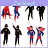 Conjunto de Fantasia Cosplay de Super-Herói Homem-Aranha para Crianças Apresentando Blusa de Manga Longa e Calças