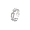 Gold-Plated Zircon Retro Ring for Women - European & American Style Index Finger Accessory