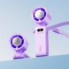 Portable Handheld Turbo Fan Rechargeable Cooling Fan 199 Speeds Hand/Neck/Desk Fan for Travel Outdoor Camping Beach Makeup