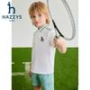 HAZZYS Boys' Lightweight Color-block Short Sleeve Polo Shirt