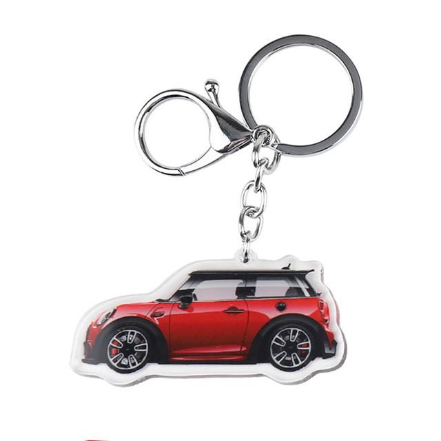 

Брелок в стиле автомобиля для Mini Cooper F55 F56 R55 R56 R60 Креативный брелок Милый аксессуар для украшения автомобиля Брелок Подарок Брелки