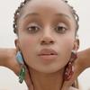 VDTL 03838020 retro color mix acrylic earrings