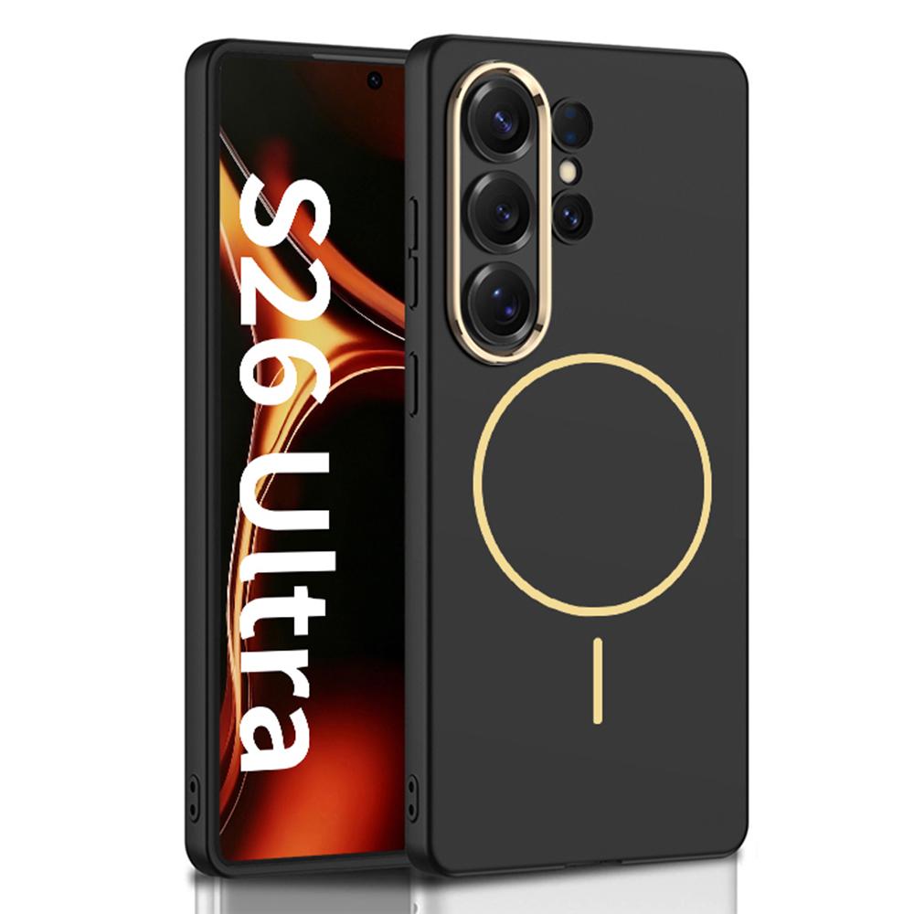 GKK Чохол для Samsung Galaxy S26 Ultra Магнітний чохол PC + TPU Ультратонкий чохол для телефону Підтримка бездротової зарядки