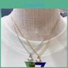 2023 New Arrival Copper Saturn Pearl Necklace For Women Classic And Versatile Planetary Chain