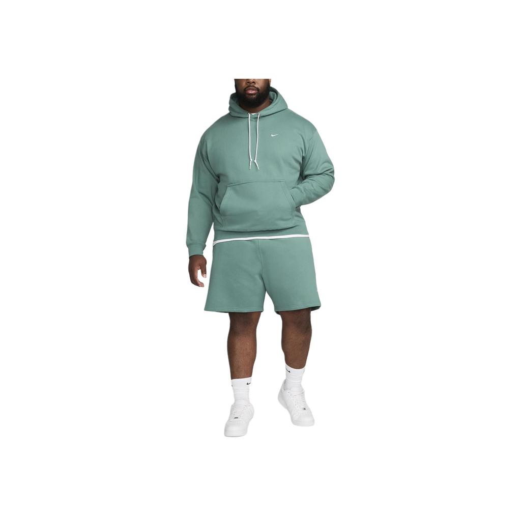 Nike Fleece Pullover Hoodie Logo Loose Fit Long Sleeve Sweatshirt Men Hoodies Green DX1355-361