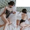Pinyao Sexy Lace Lingerie Set: Fishnet Gloves, Stockings & Bodysuit