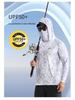 Men's Summer 25 Quick-Dry Breathable Hooded Fishing Sun Protection Clothing with Mask