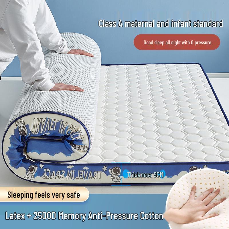 Comfort Latex & Sponge Mattress Pad for Home, Dorm, or Tatami