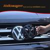 WHAQY1 Car Emblem Front Grille Rear Trunk Lid Covers Sticker 3D Decoration For VW MK6 8 Tiguan Arteon CC PASSAT B6 7 8 8.5 POLO T-ROC F26