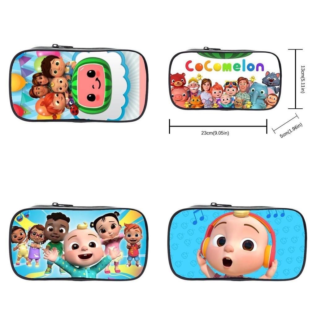 Cocomelon Pencil Box Large Capacity Storage Bag Ideal For Students And Kids