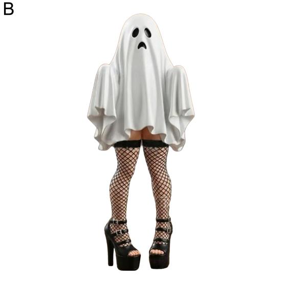 Lady Ghost Figurine Seductive Ghost Statue Resin Sexy Female Ghost Collectible Ornament for Halloween Desk Mantel Decor