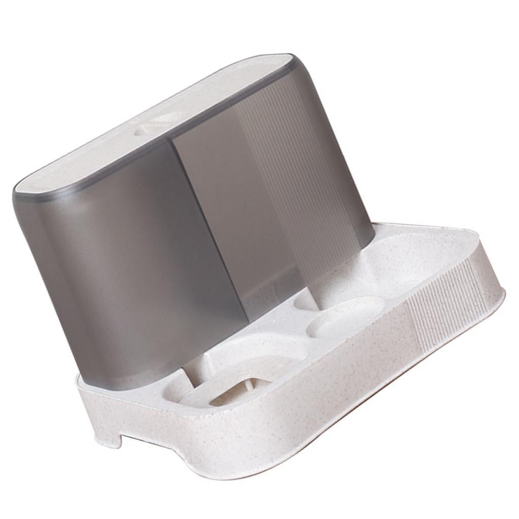 Cat Water Bowl Moderate Capacity Removable Double Pets Water Food Bowl for Pets