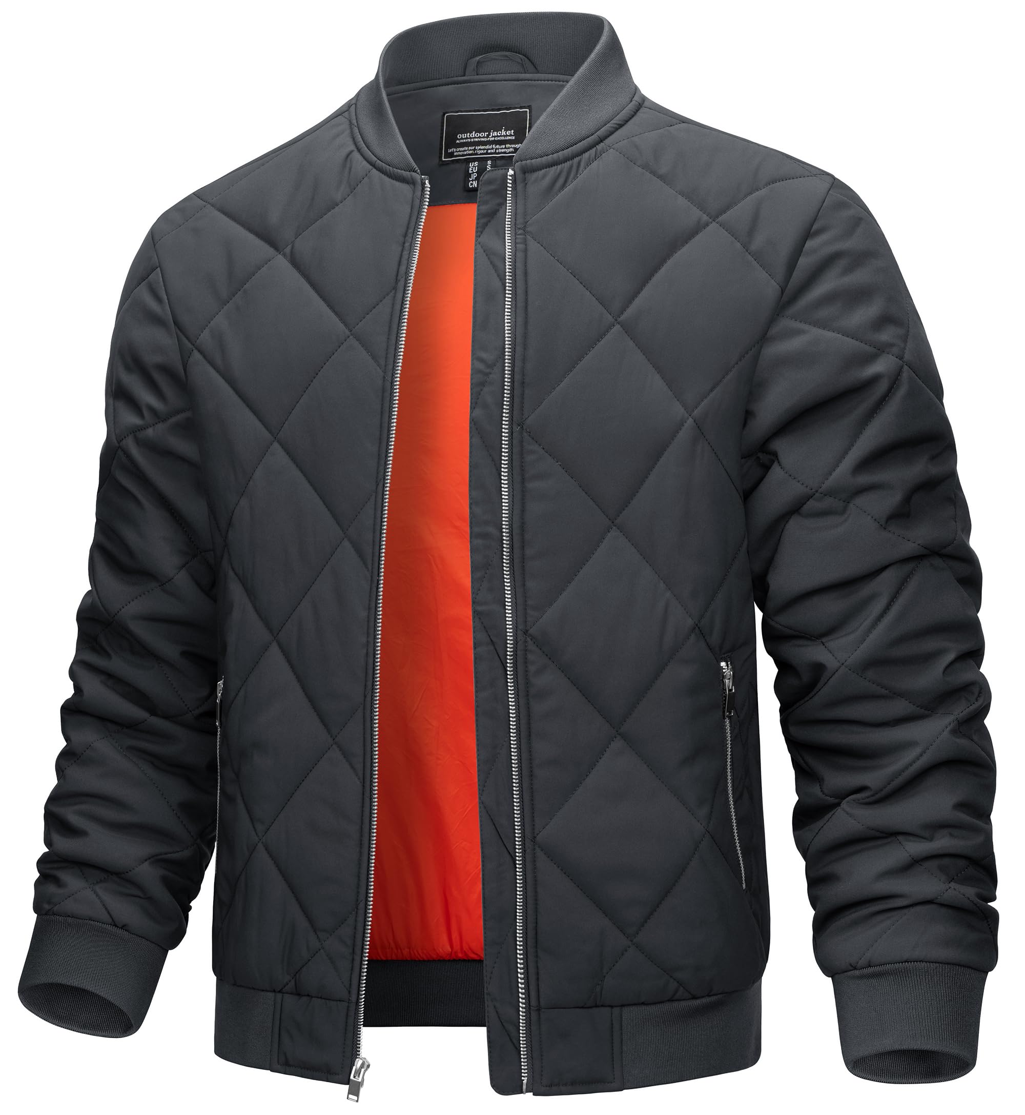 

TACVASEN Windproof Plus Size 3XL Men s Jacket, Workwear, Jumper, Winter, Motorcycle, Sports, Warm, Casual, Size, Blouson, Padded, Gray, серый