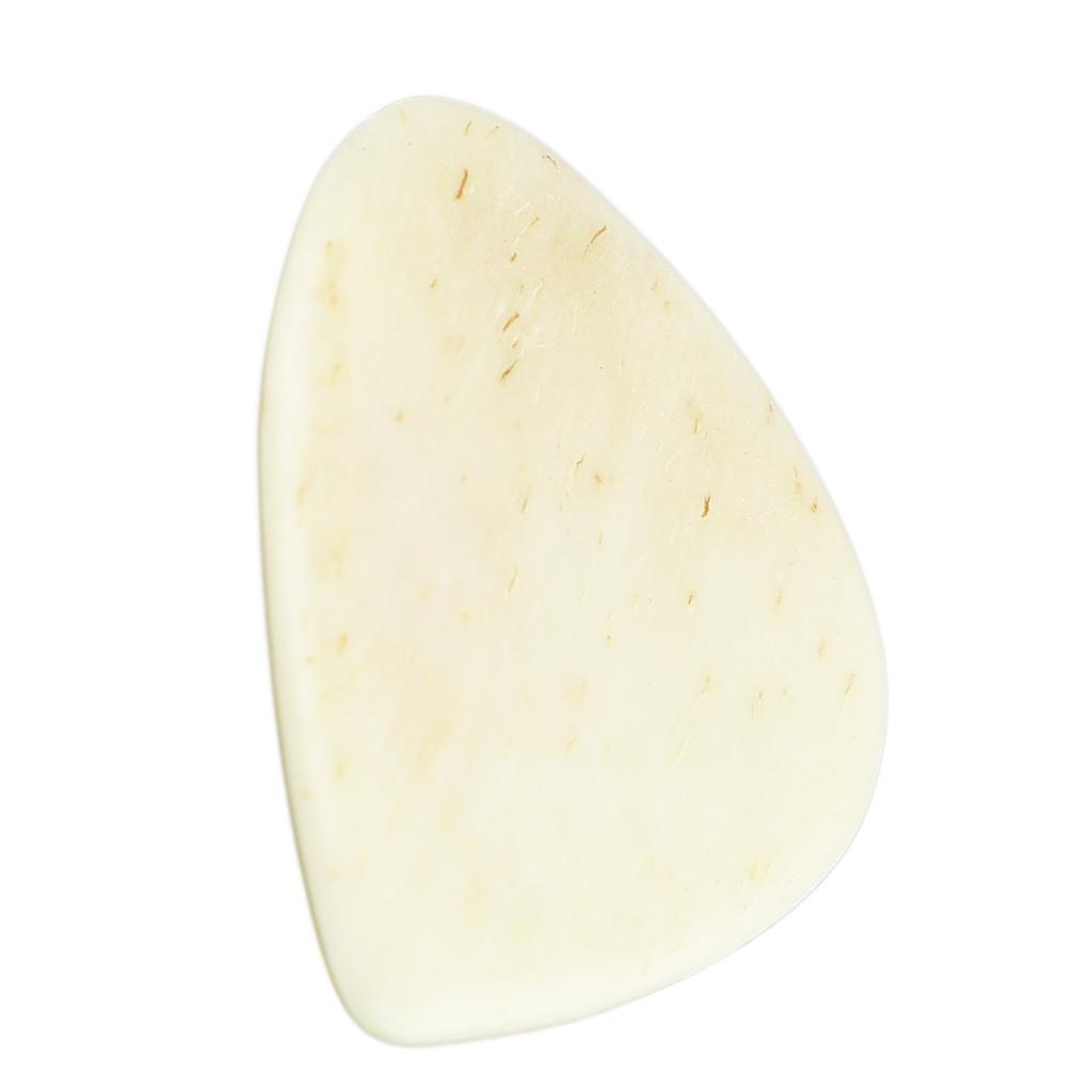 Guitar Pick Ox Bone Skidproof Easy Playing Plucking Pick Accessory for Performance Flat and Concave Surfaces