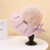 New bucket hat spring and autumn cotton labeling hat women's sunscreen sun hat big brim sun hat