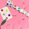 1 Roll of Colorful Radium Star Stickers, Gifts, Decorative Sealing Stickers, Self-adhesive Labels
