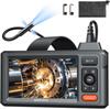 DEPSTECH Fiberscope with IPS 3 X 1080P IP67 5M Cable Triple Lens 5-inch Monitor, Cameras, Waterproof, 7.9mm Ultra-thin