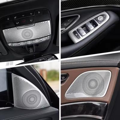 Mittelkonsolen-Getriebrahmen-Dekorationsabdeckung Getränkehalter-Panel Dekorationszubehör für Mercedes Benz S-Klasse W222 S320 S350