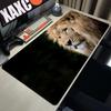King Of Beasts Lion Mouse Pad xxxl Gamer Large Mouse Mat Natural inertial navigation system Rubber Desk Rug PC Desk Mats Design