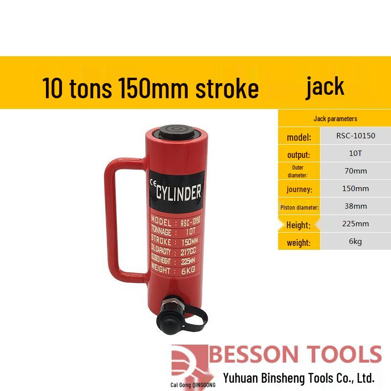 Ultra-thin Hydraulic Jack with Split Cylinder: Short, Long, or Extended Types – 10T, 20T, 30T, 50T, 100T, 200T