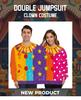 Creative Double Clown Costume Couple Hoodie for Halloween Party